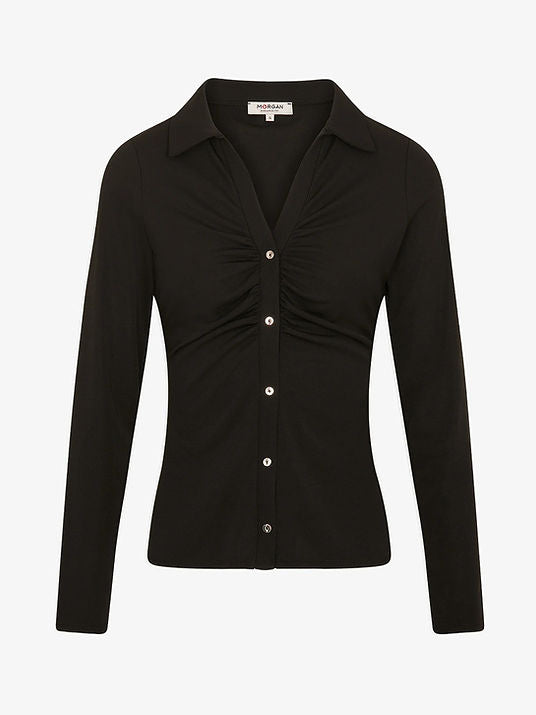 Morgan de toi camicia nera - Premium CAMICIE from MORGAN DE TOI - Just €19.50! Shop now at Amaltea
