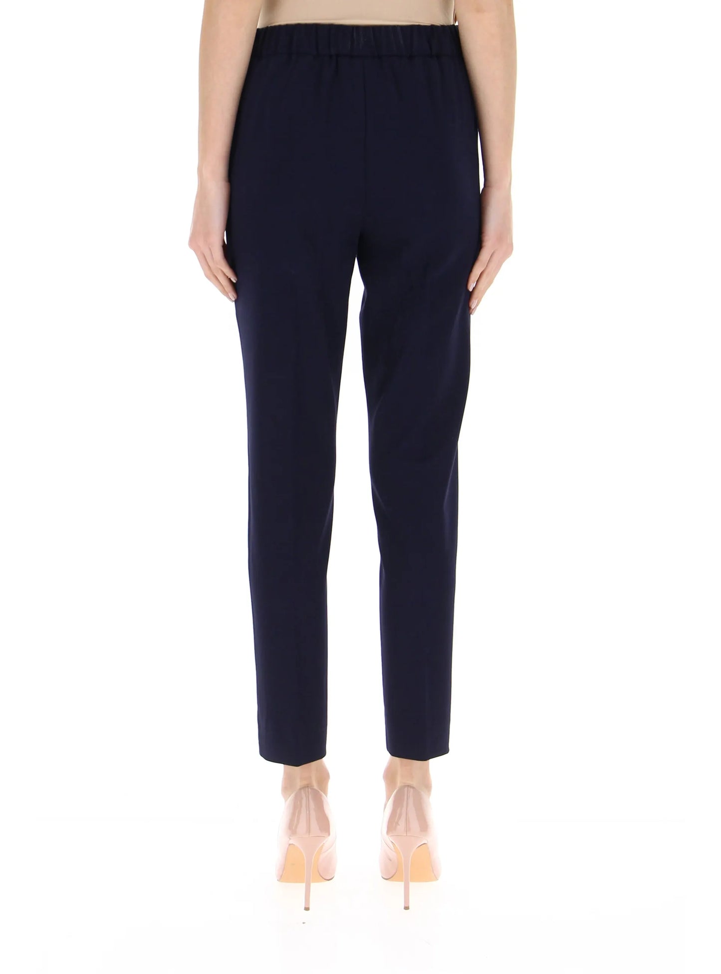 Pantalone Emme Marella blu scuro retro