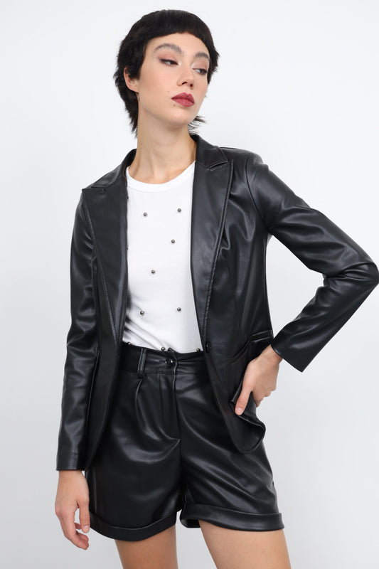 Susy mix blazer in ecopelle - Premium GIACCHE from SUSY MIX - Just €89.90! Shop now at Amaltea