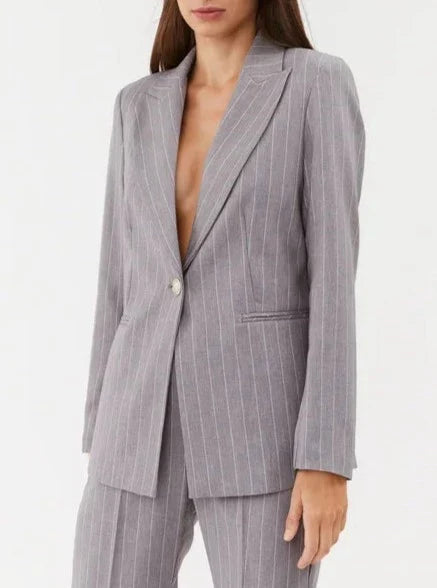 Maryley giacca monopetto gessata - Premium BLAZER from MARYLEY - Just €137! Shop now at Amaltea