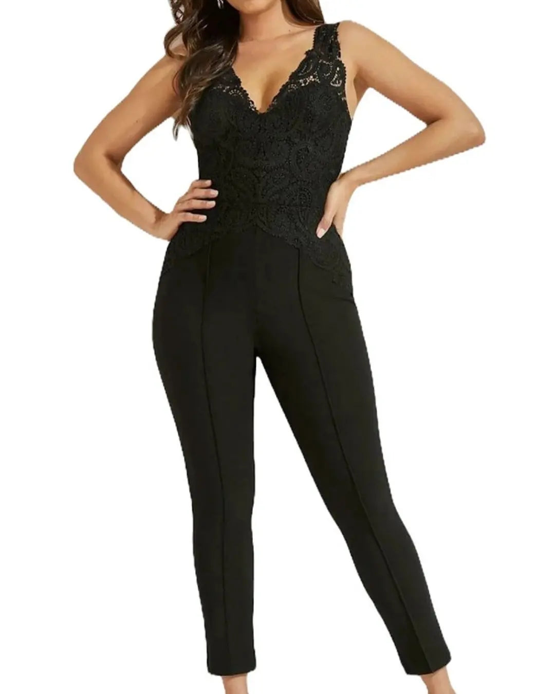 Guess by Marciano tuta nera in pizzo miglior prezzo nel 2023 su Amaltea