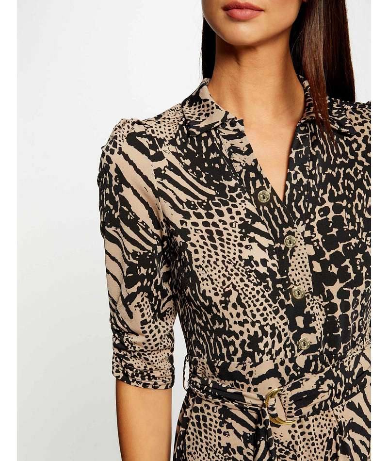 Morgan de toi abito midi animalier - Premium ABITO MIDI from MORGAN DE TOI - Just €75! Shop now at Amaltea