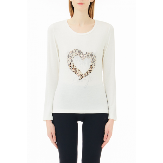 T-shirt cuore liu jo strass - Premium MAGLIE from LIU JO - Just €65! Shop now at Amaltea