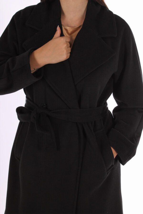Emme Marella cappotto lungo nero - Premium CAPOSPALLA from EMME MARELLA - Just €199.90! Shop now at Amaltea