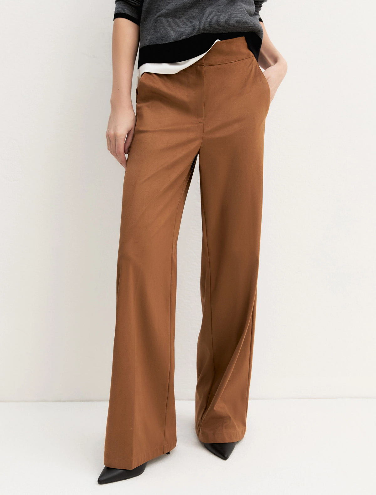 Emme Marella pantaloni suede - EMMPALATO