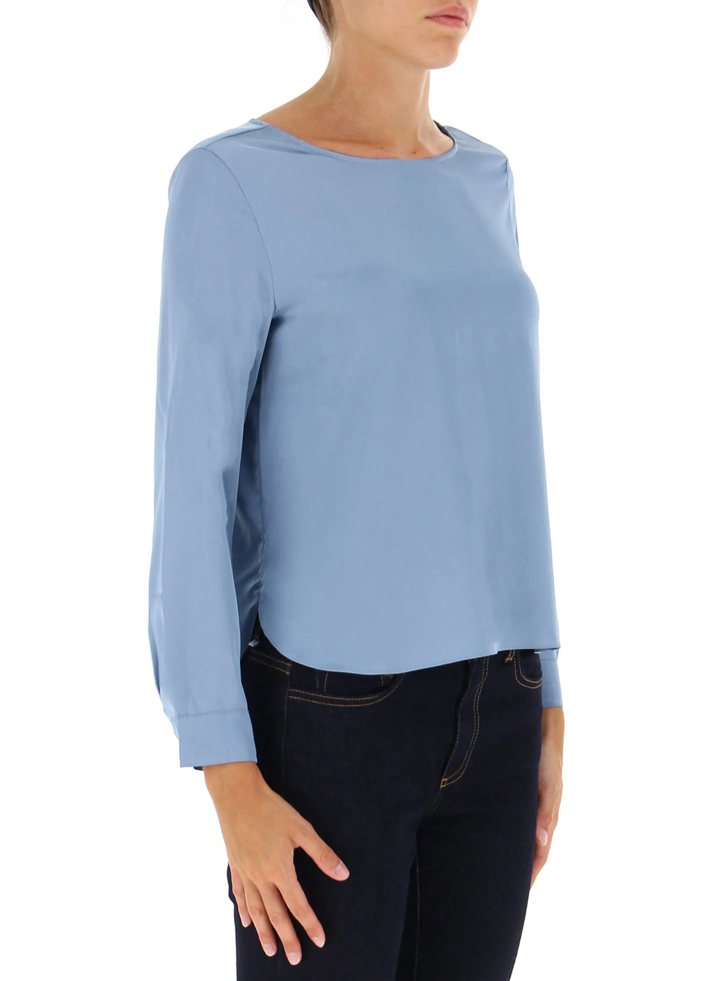 Emme Marella blusa in satin - Premium BLUSA from EMME MARELLA - Just €69.90! Shop now at Amaltea