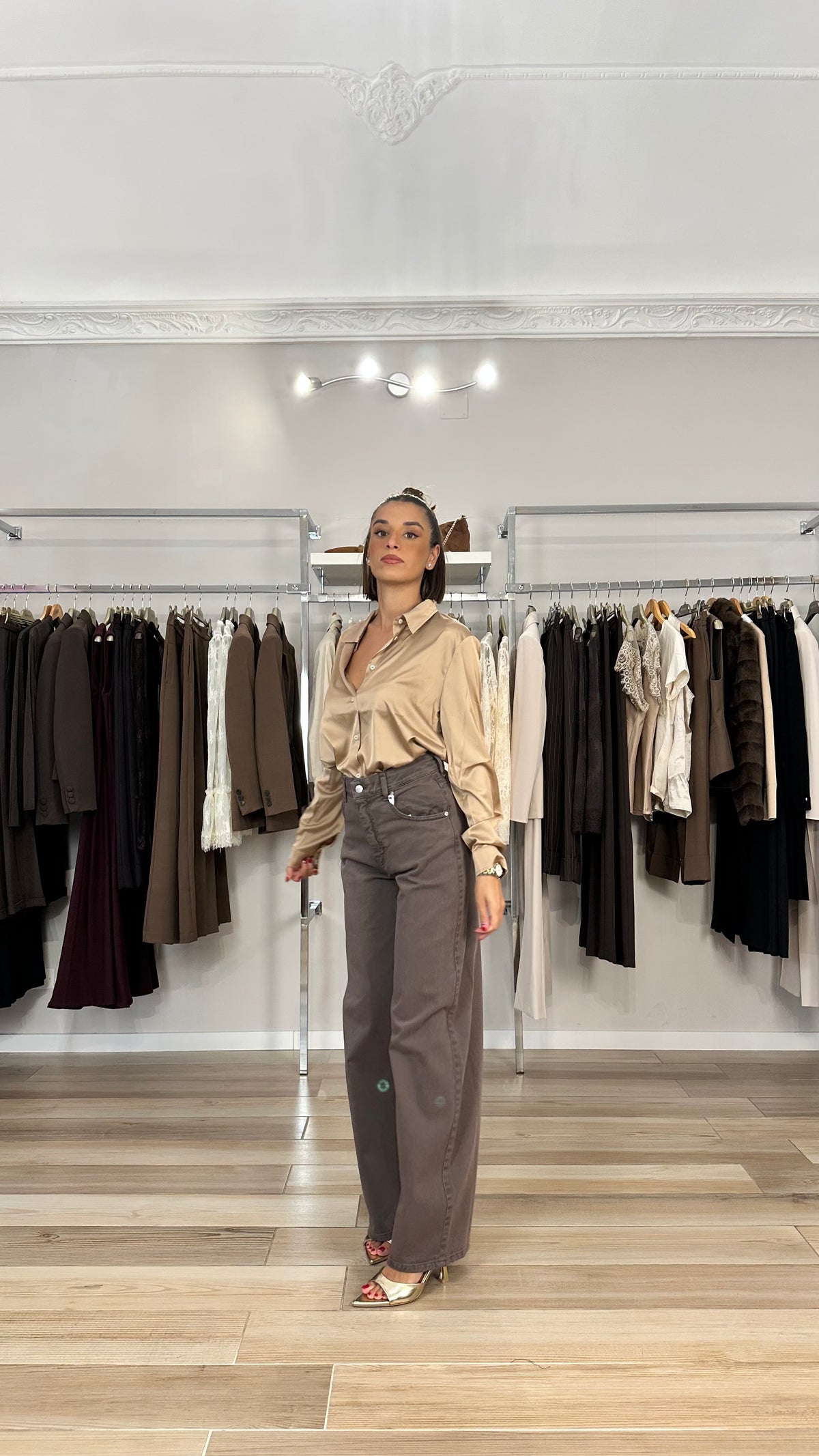 Emme Marella camicia in satin - EMMEDRO