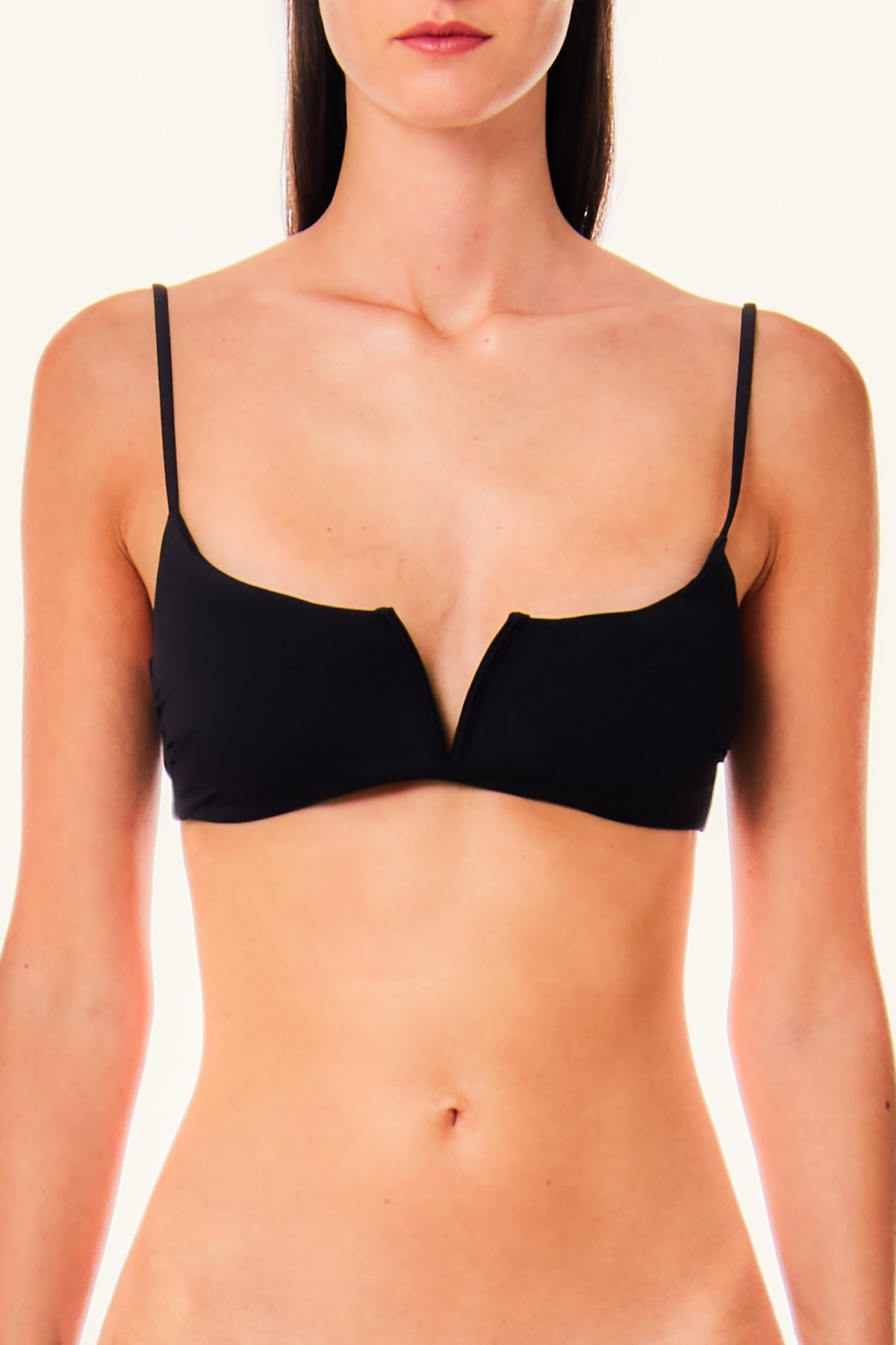 Bikini Liu Jo fascia nero frontale