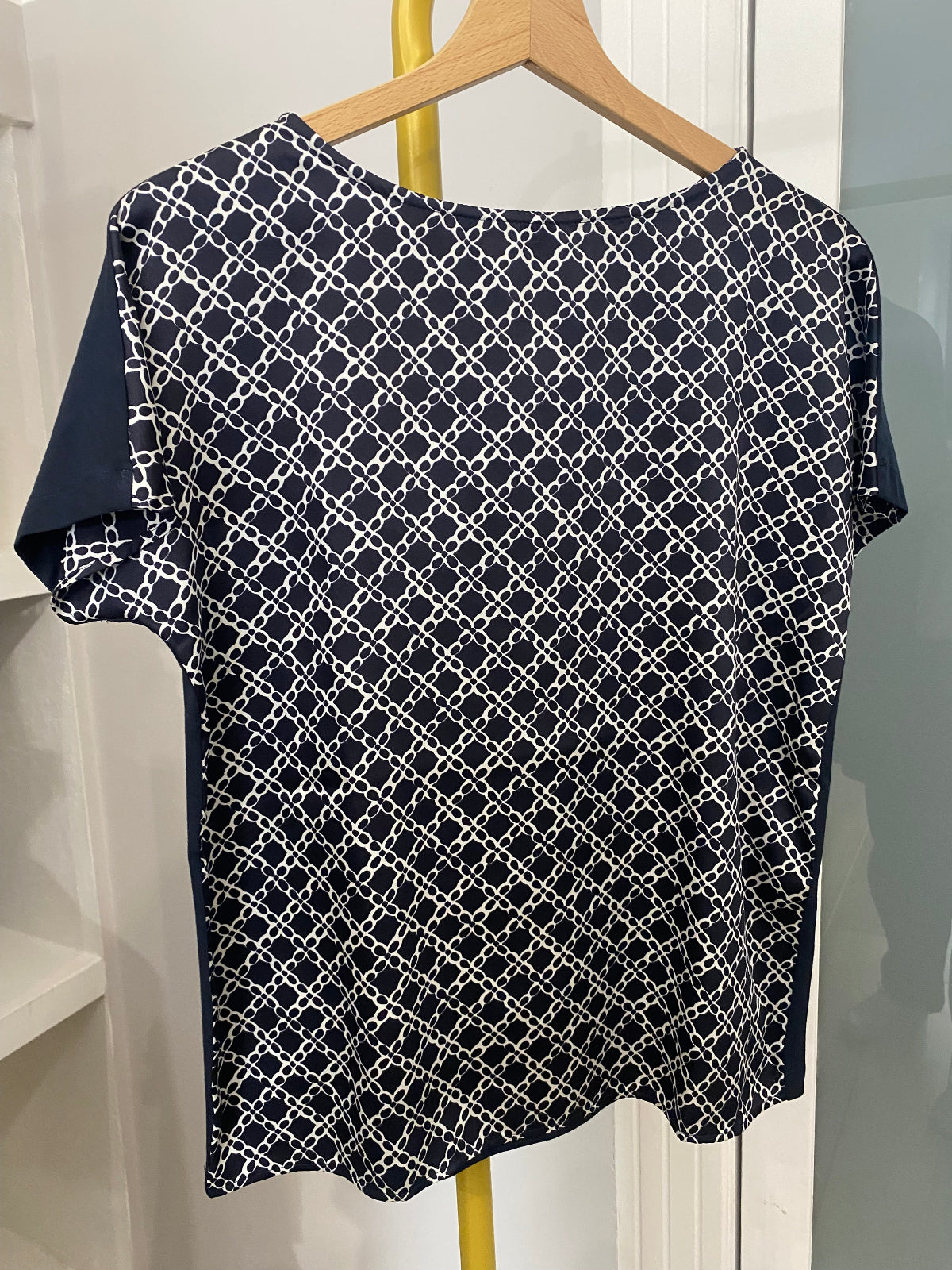 Blusa geometrica Emme Marella blu