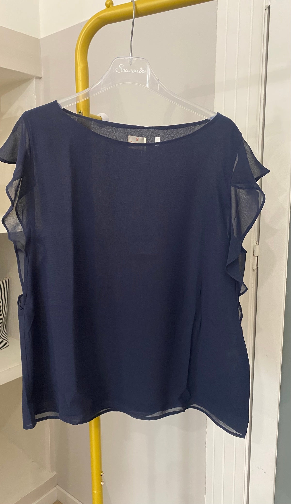 Blusa in georgette Emme Marella blu