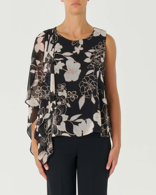 Blusa floreale Emme Marella frontale