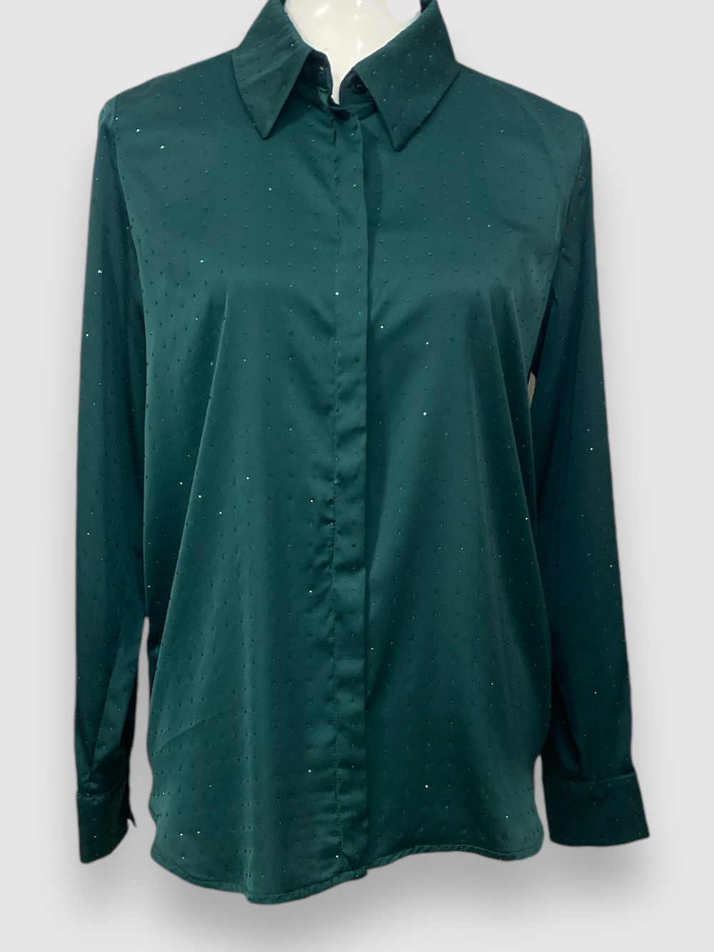 Camicia Emme Marella strass verde