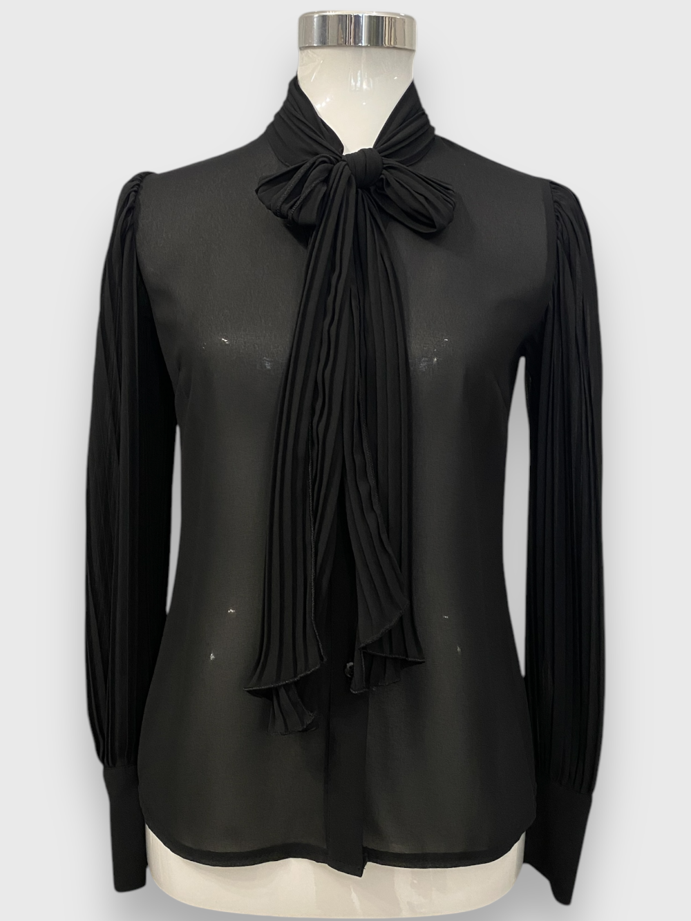 Camicia Susy mix Elite con nodo nero