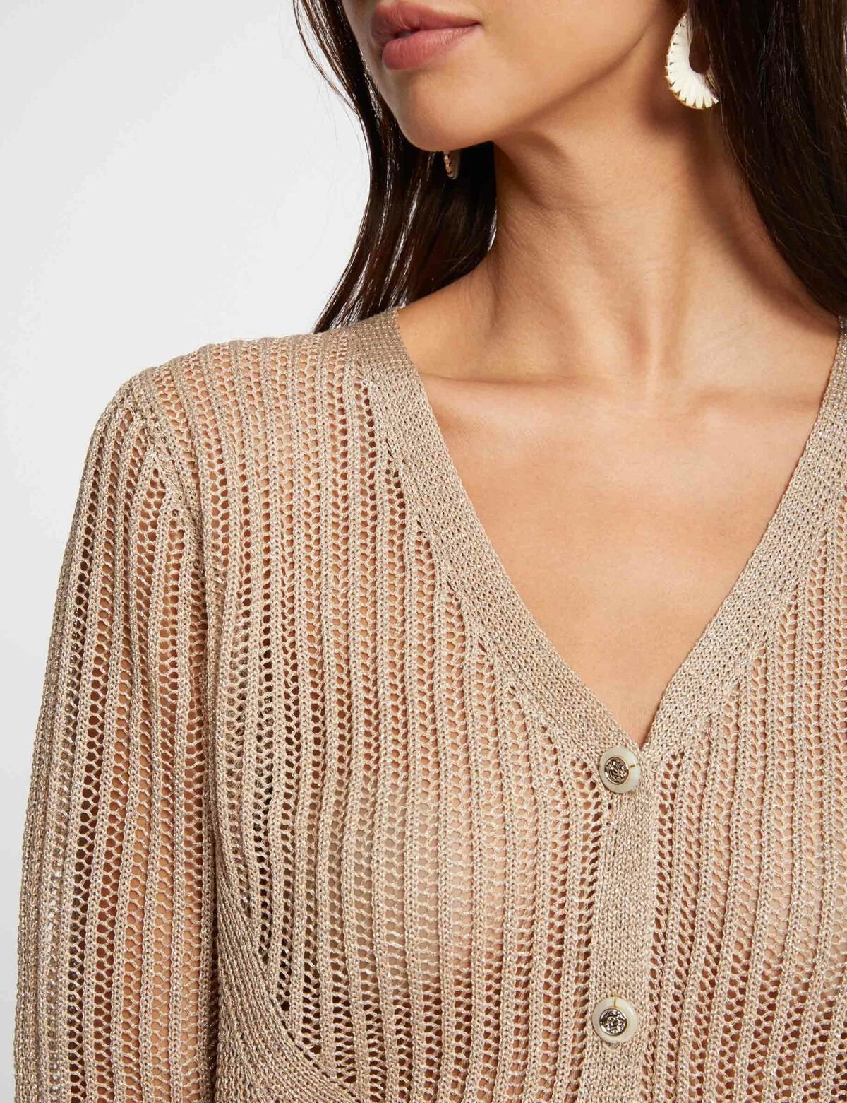 Cardigan lurex Morgan-dettaglio-2