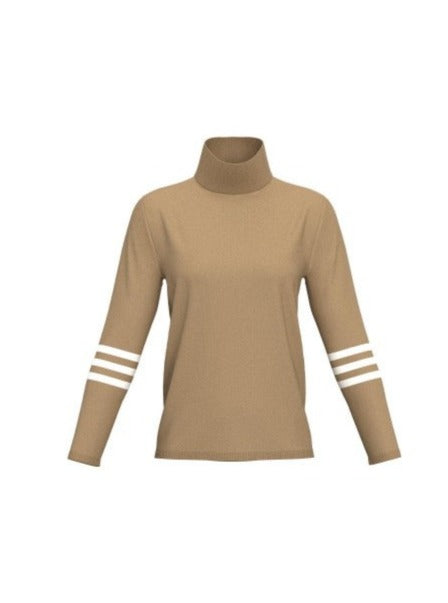 Maglia Emme Marella collo alto cammello - Premium MAGLIE from EMME MARELLA - Just €79.90! Shop now at Amaltea