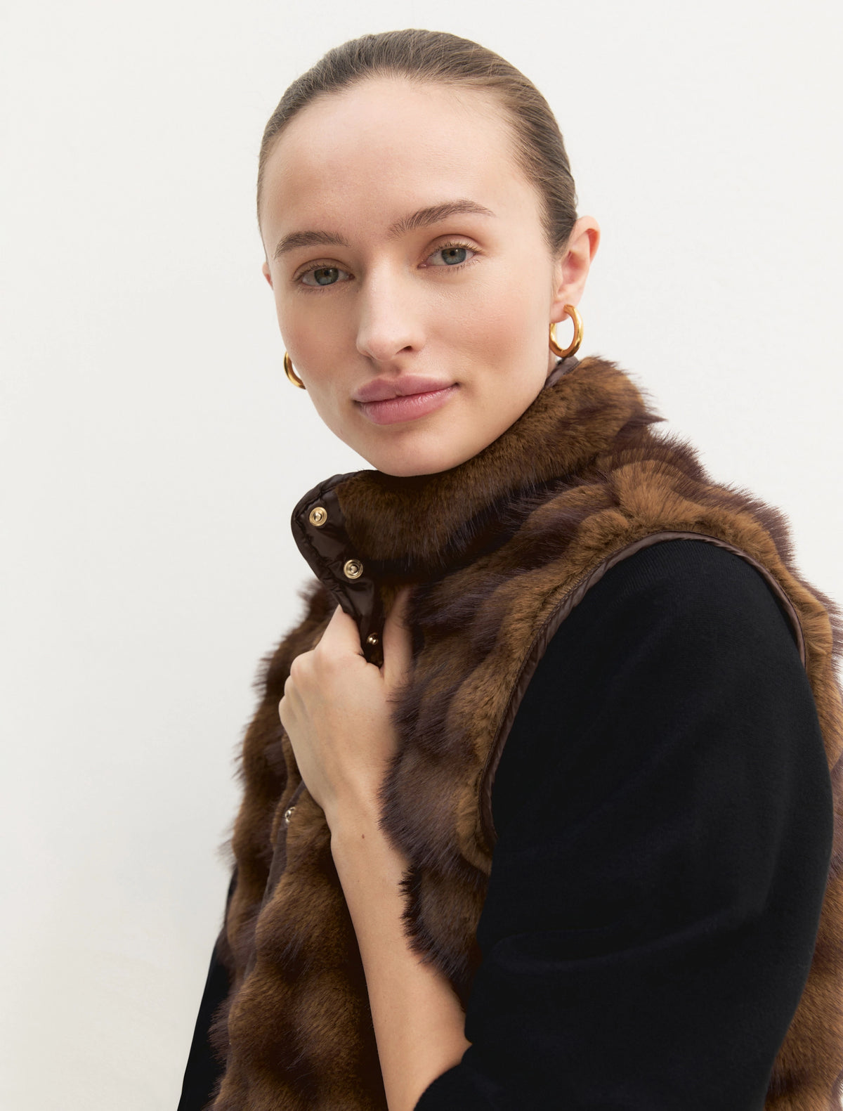 Emme Marella gilet pelliccia - EMMBACCANO