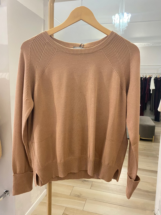 Emme Marella maglioncino cammello