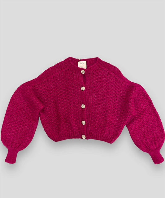 Susy mix cardigan magenta - Premium GIACCHE from SUSY MIX ELITE - Just €90! Shop now at Amaltea
