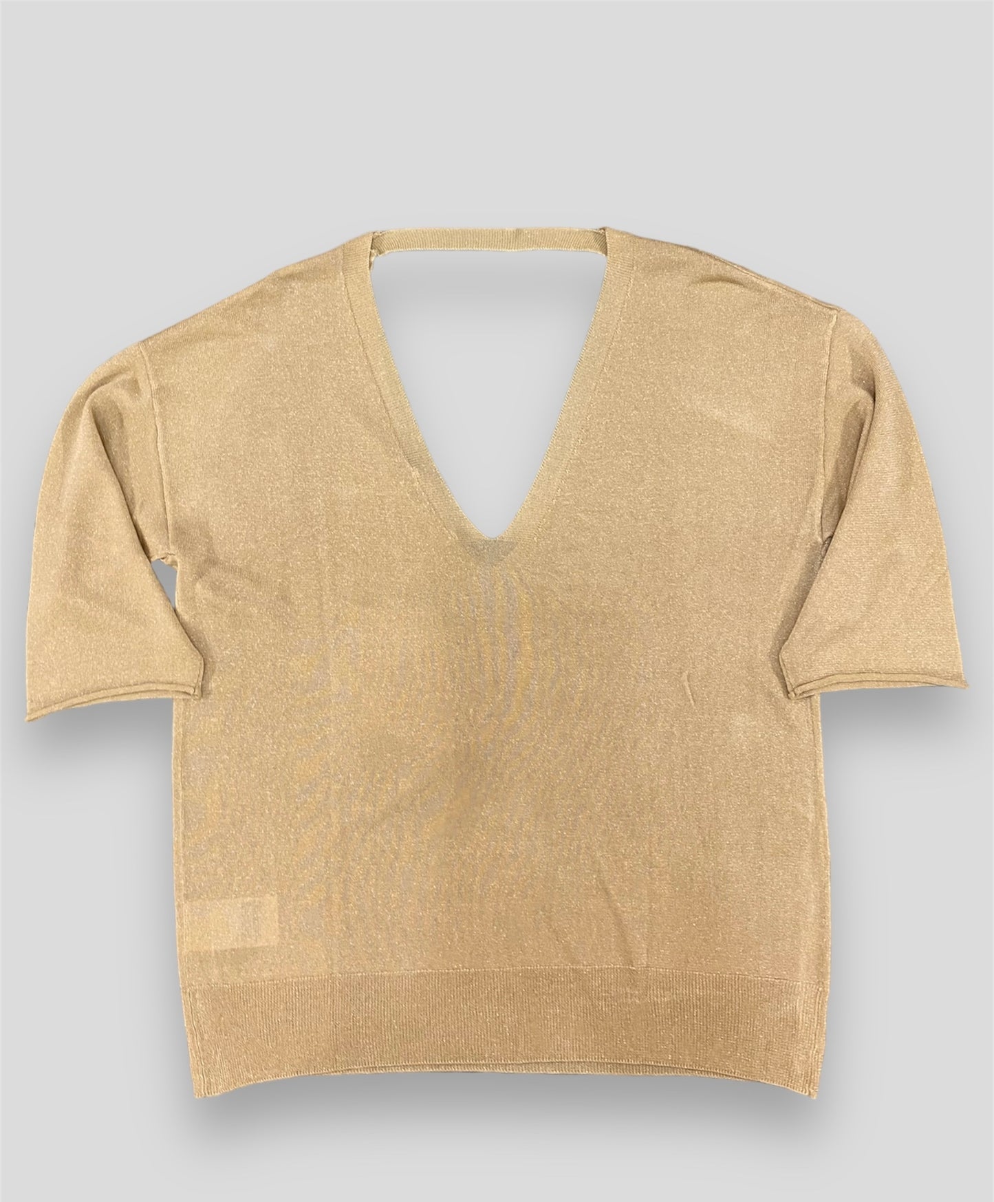 Maglia Kocca in lurex oro frontale