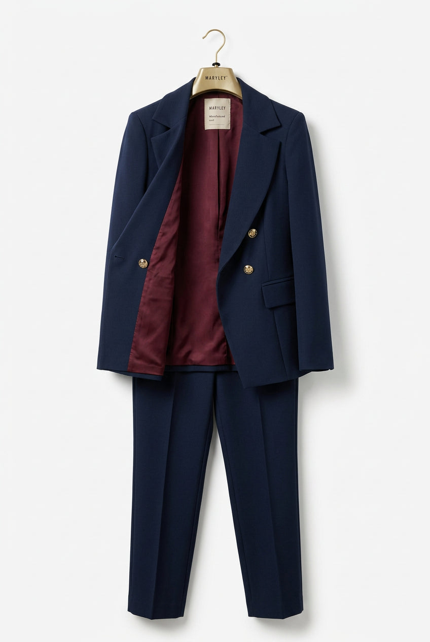 Giacca Maryley doppiopetto blu