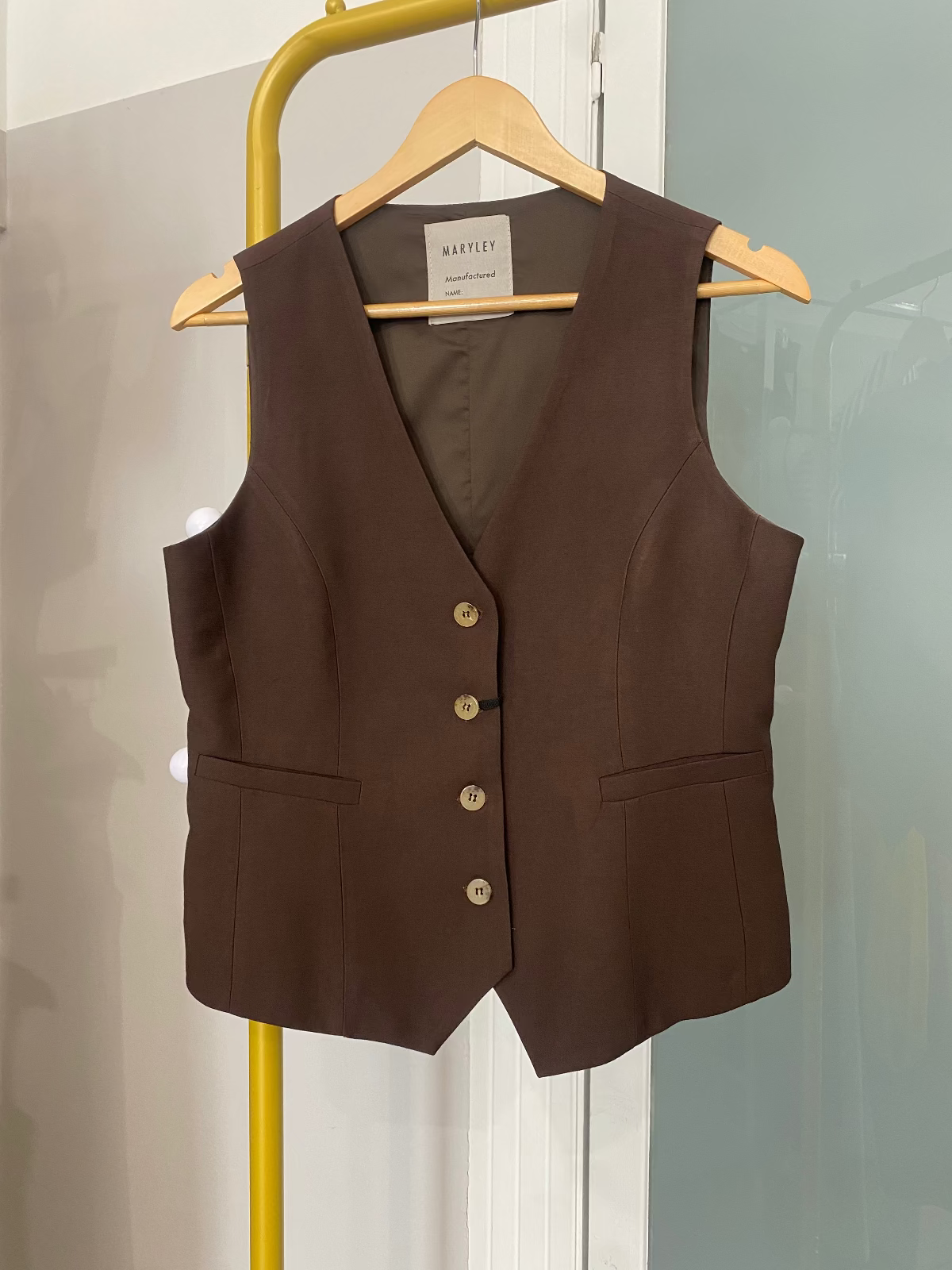 Gilet Maryley marrone