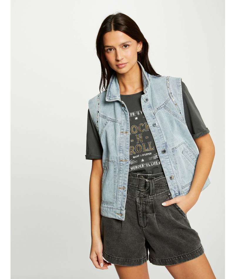 Gilet in denim Morgan de toi