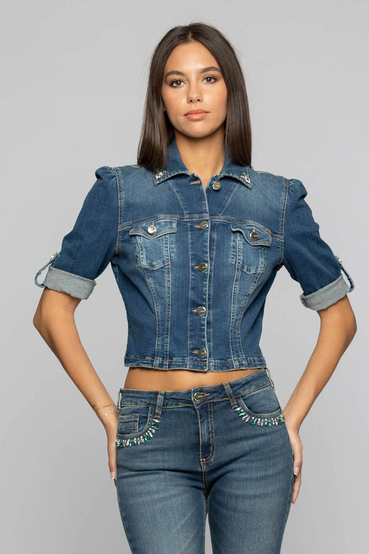 Giubbotto a jeans Kocca frontale