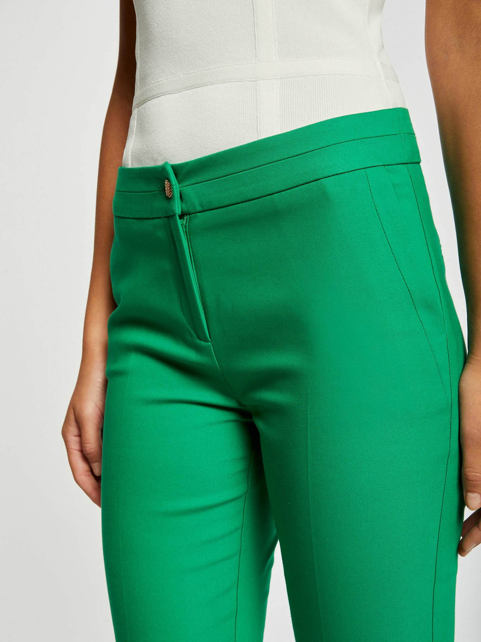 Morgan de toi pantalone verde - Premium PANTALONI from MORGAN DE TOI - Just €59! Shop now at Amaltea