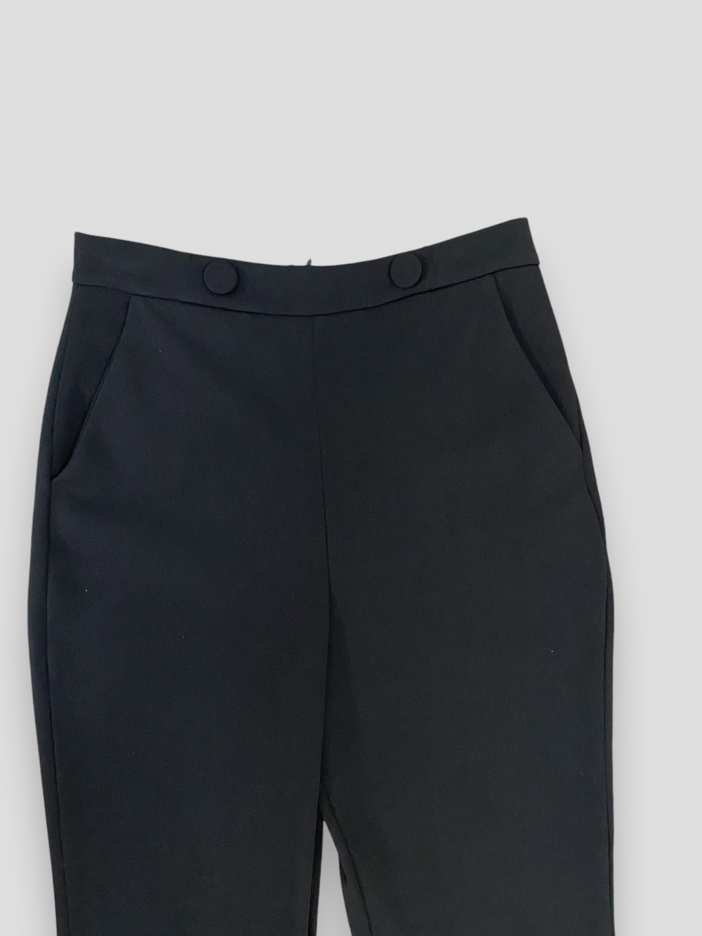 Have one pantalone flare nero laterale