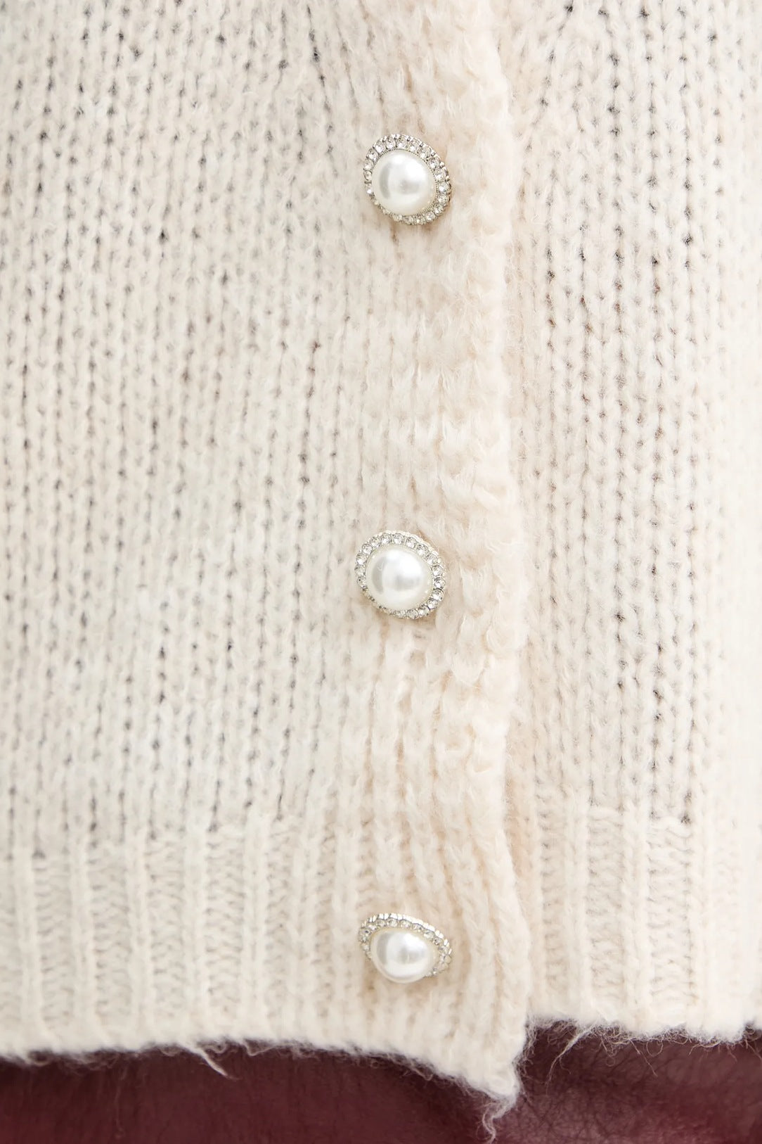 Haveone cardigan bottoni gioiello