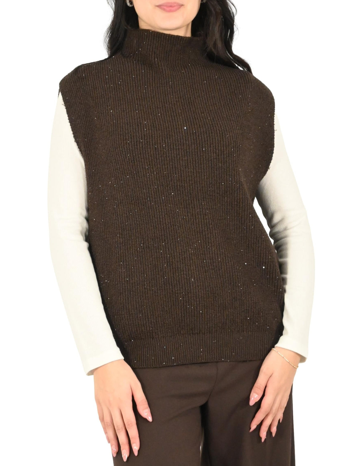 Haveonegiletmicropaillettesmoro