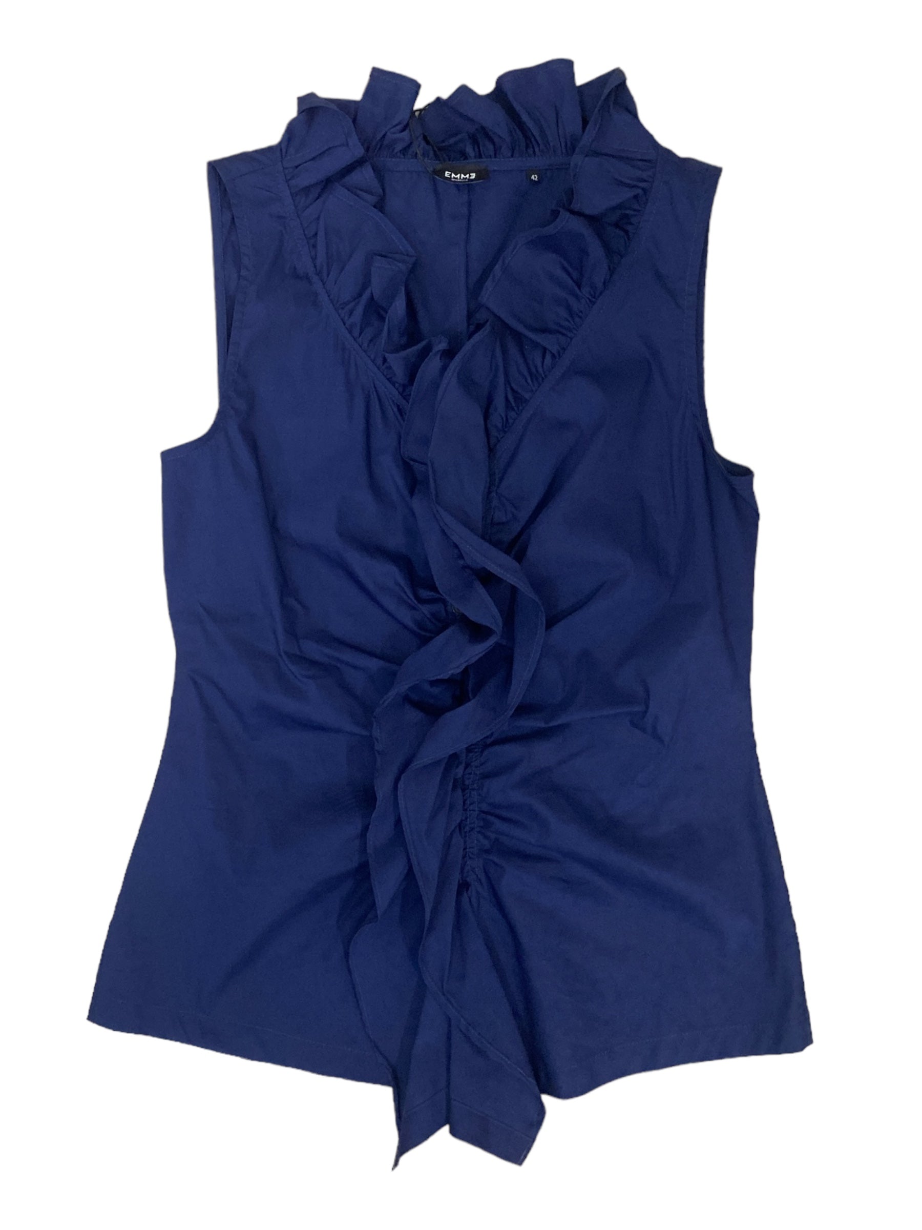 Top Emme Marella blu frontale