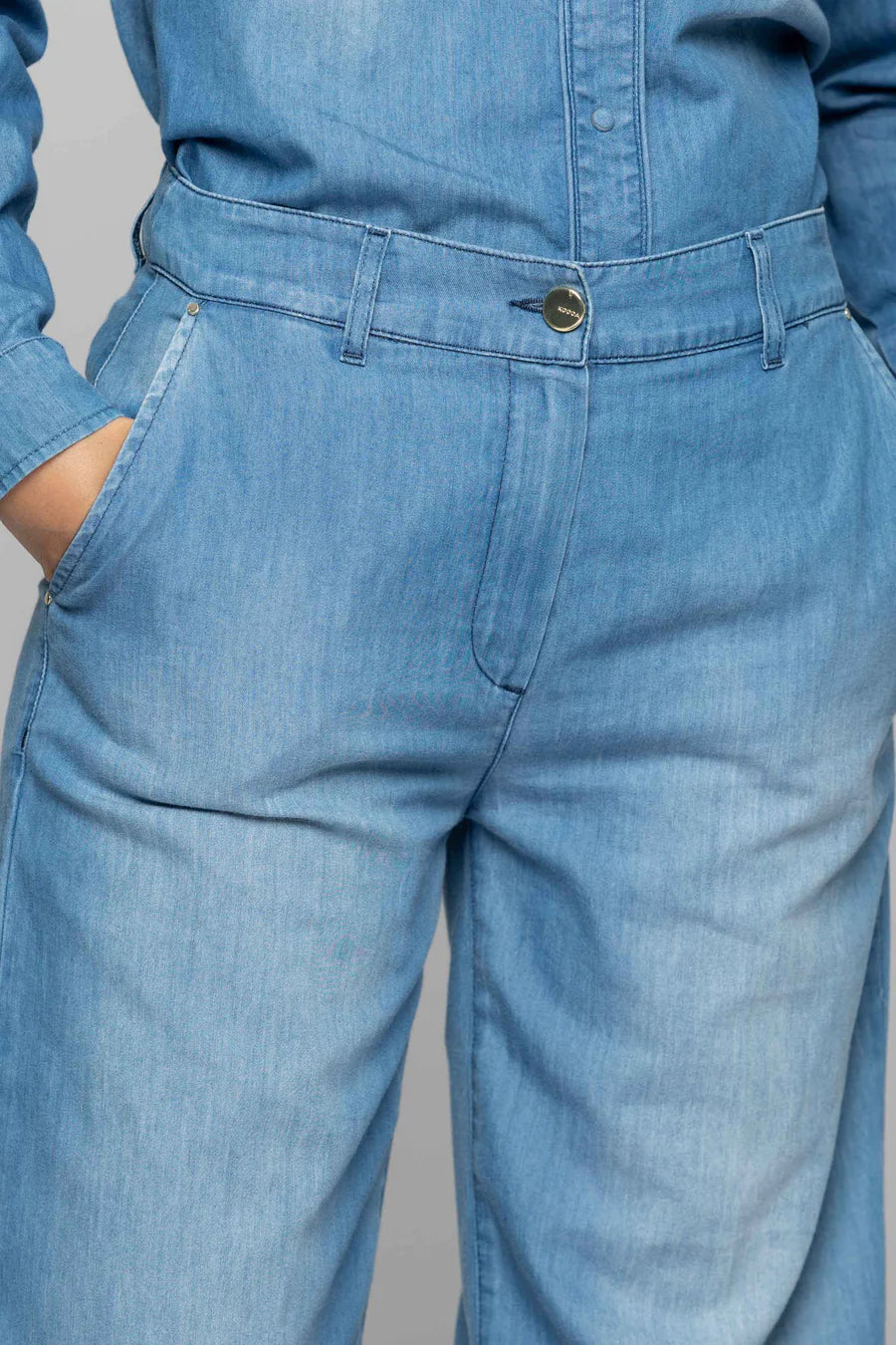 Jeans wide leg Kocca dettaglio