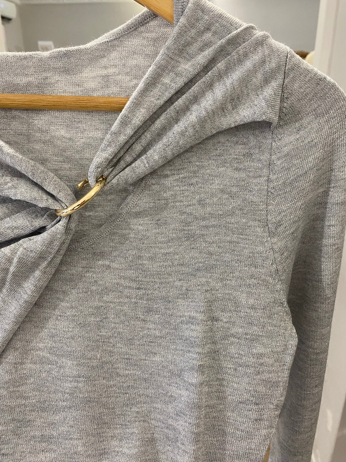 Kocca maglia in micro lurex dettaglio