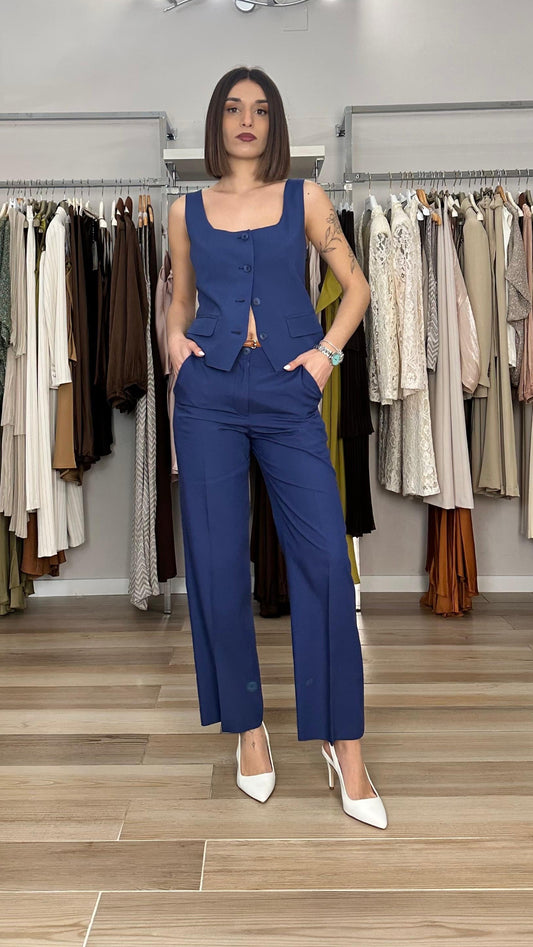 Kocca pantalone dritto blu