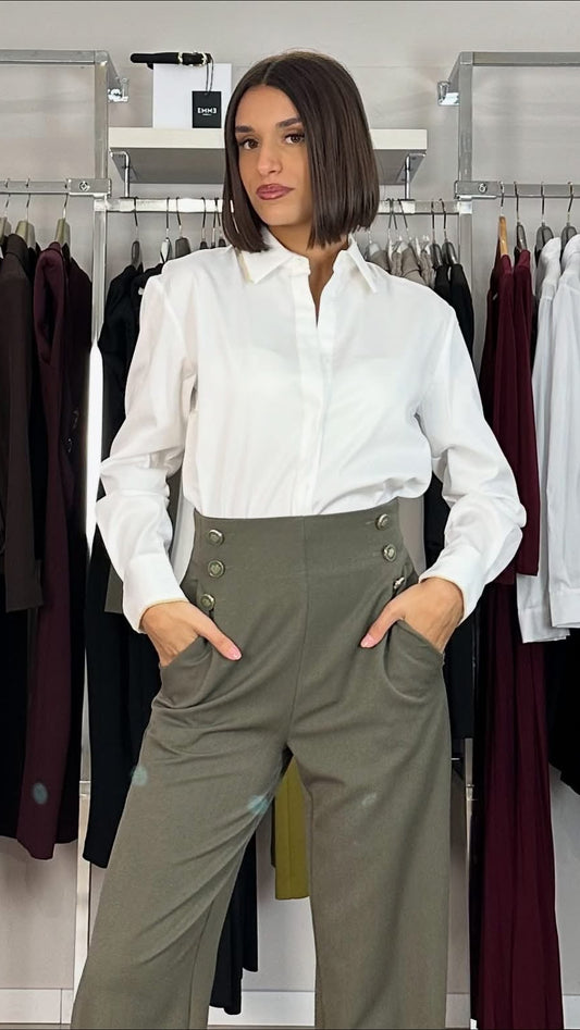 Kocca pantalone palazzo verde