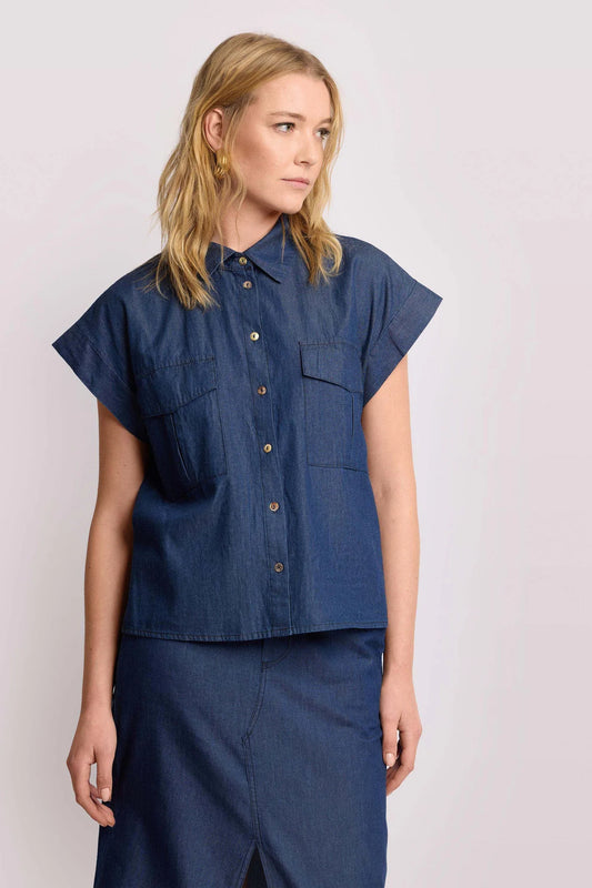 Koccacamiciainchambrayfrontale