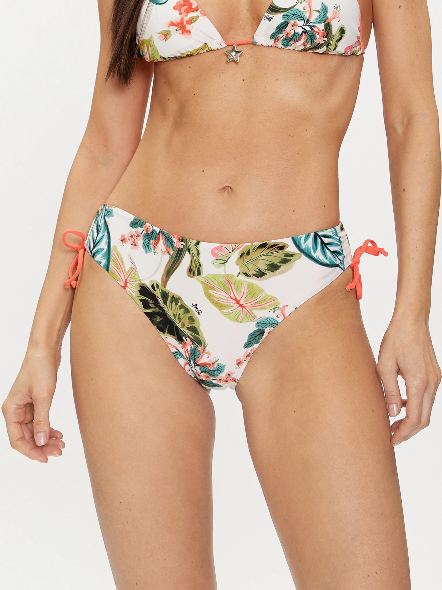 Liu Jo slip vita alta jungle bianco frontale