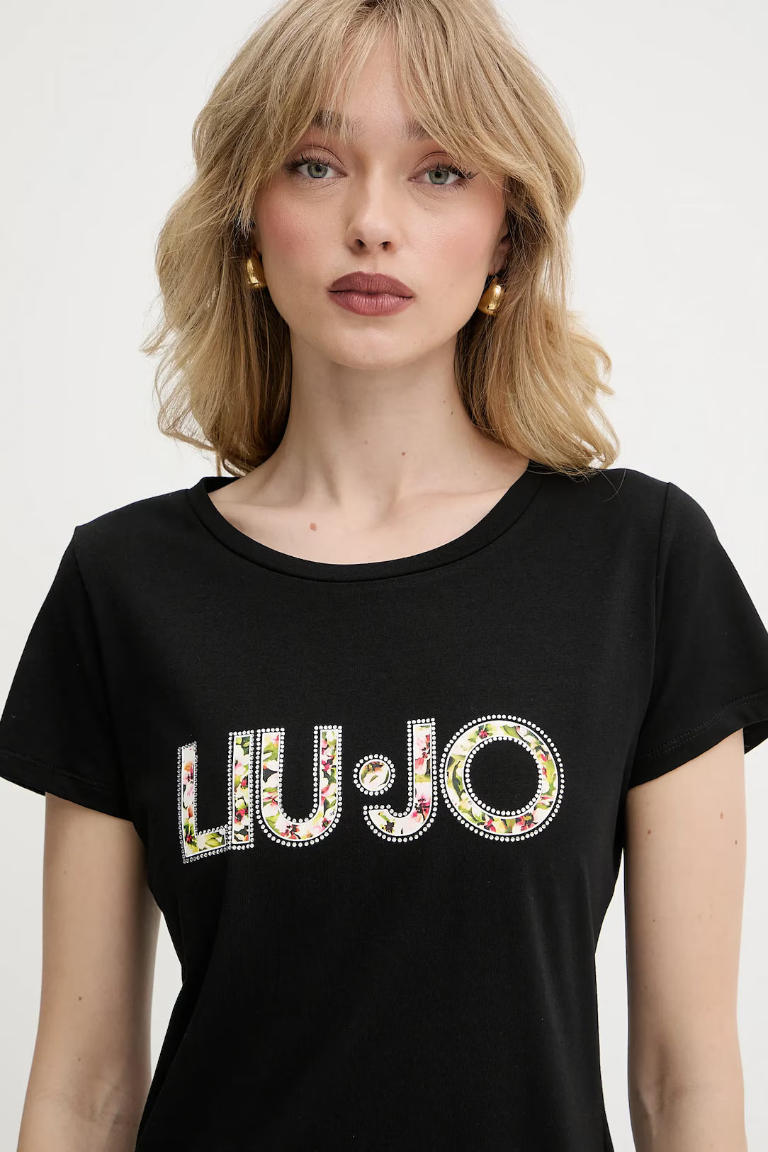 Liu Jo t-shirt logo floreale