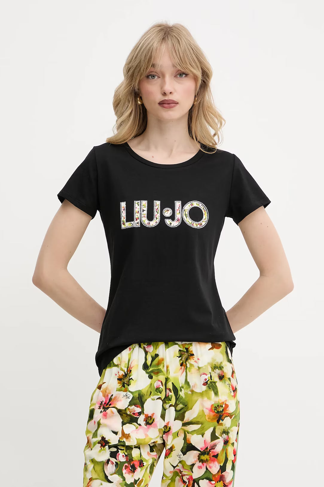 Liu Jo t-shirt logo floreale