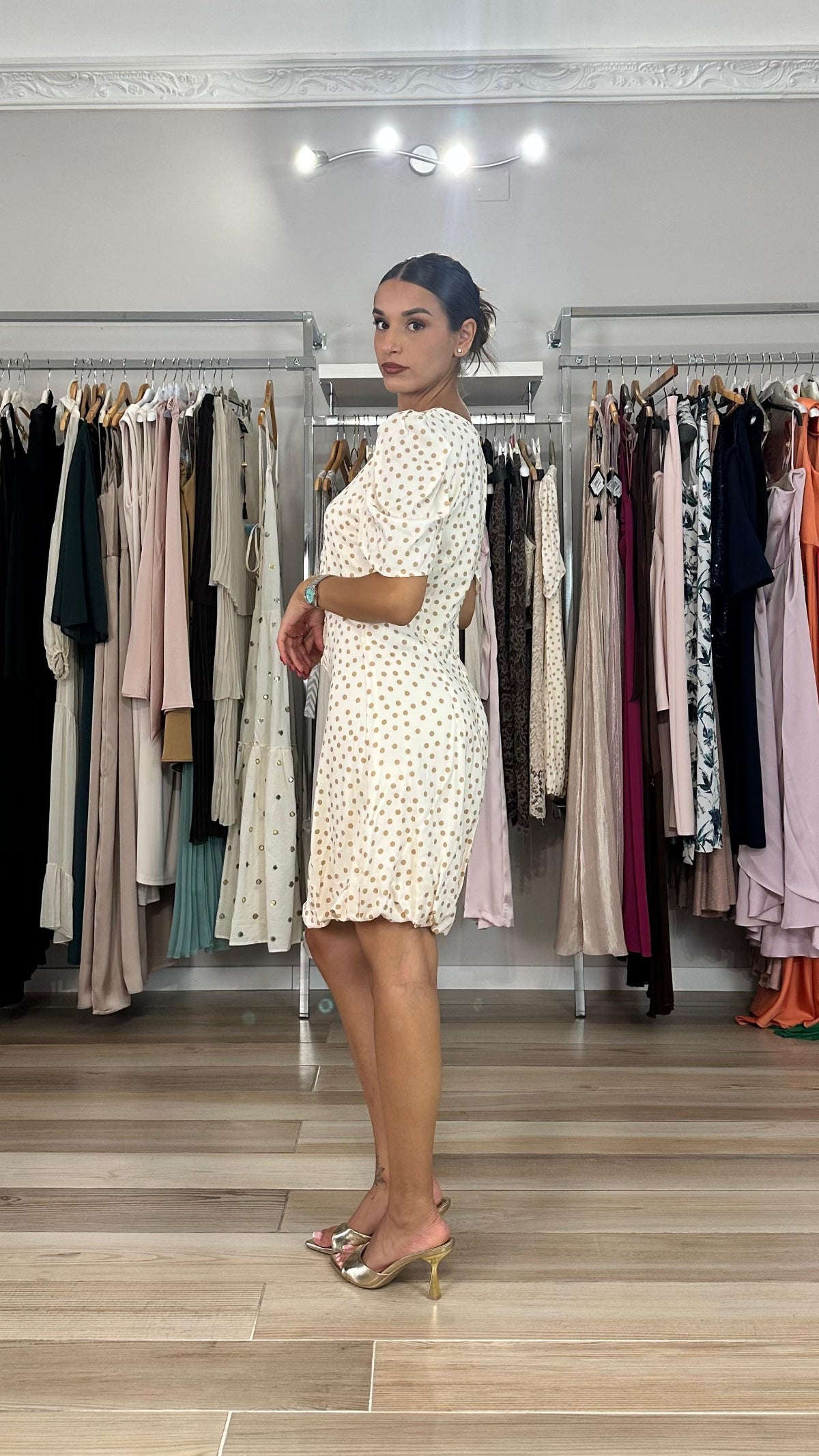 Maryley abito corto a pois - 26EB319 retro