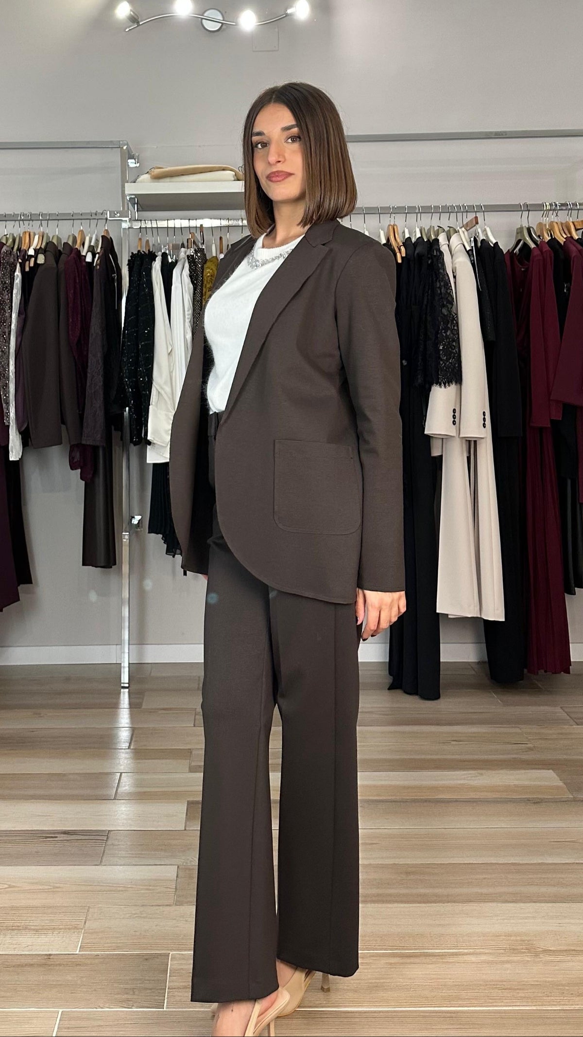 Maryley giacca moro laterale