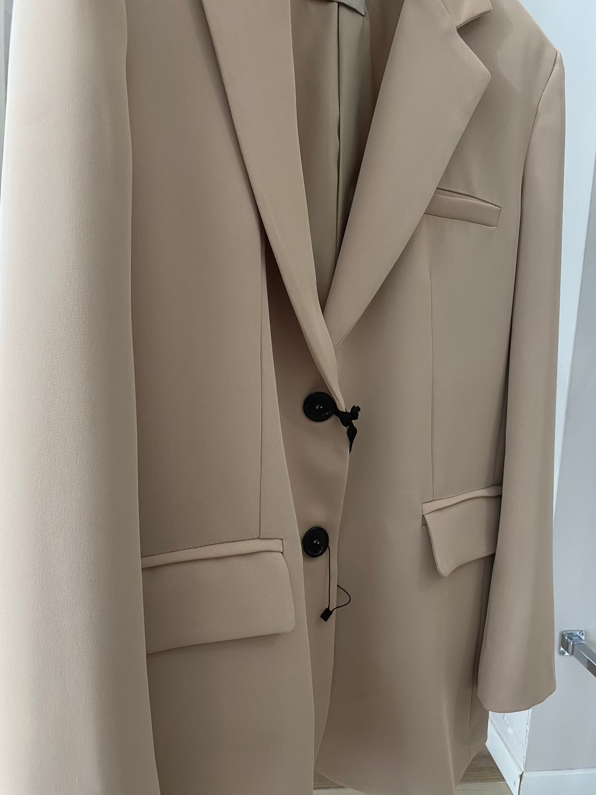 Maryley gilet beige dettaglio