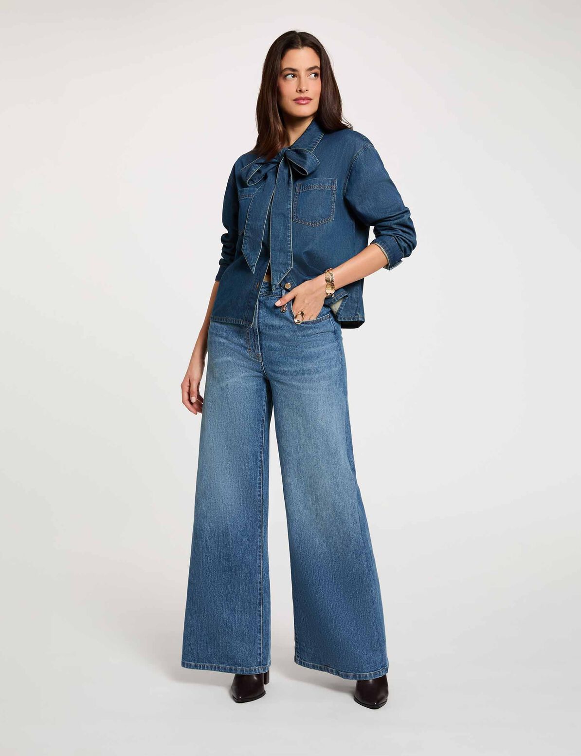 Morgan camicia in denim - CORINE