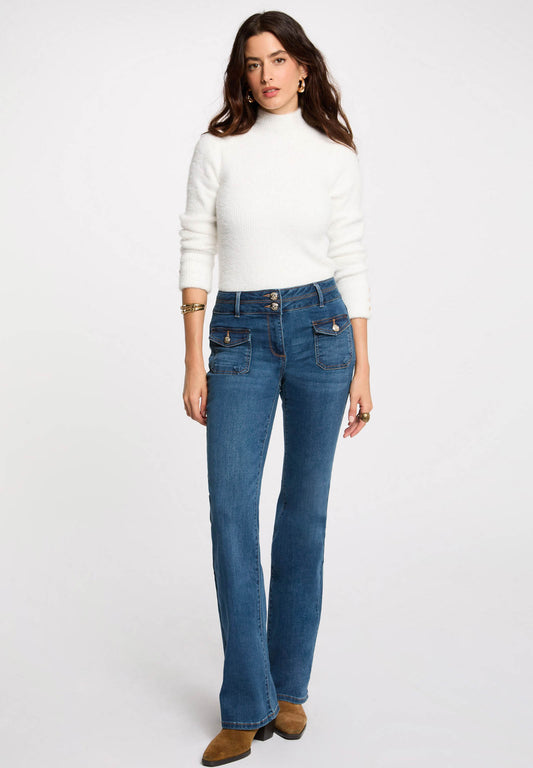 Morgan de toi maglioncino panna