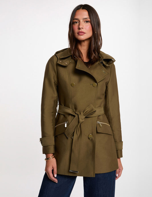Morgan de toi trench verde- 241-GLADIA