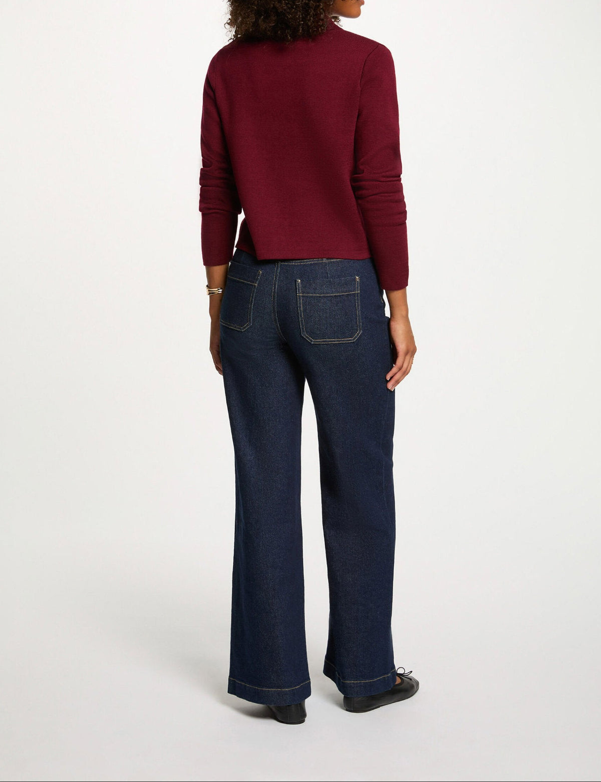 Morgandetoicardiganbordeauxretro