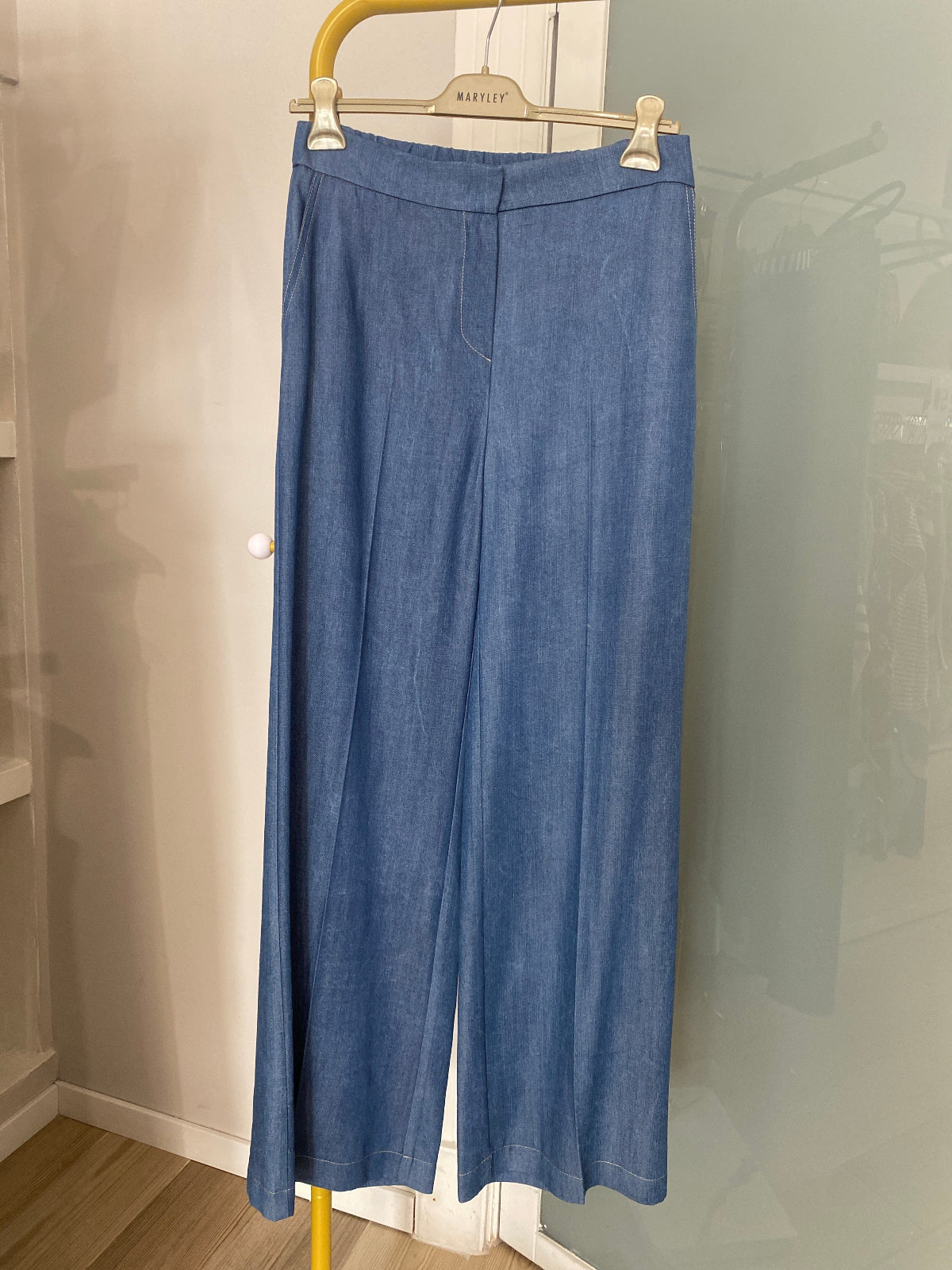 Pantalone Maryley in chambray