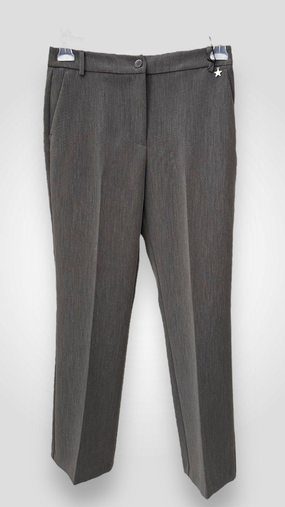 Pantalone dritto Souvenir grigio frontale