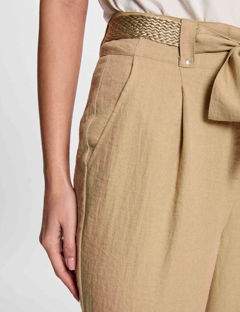 PantalonebeigedrittoMorganlaterale